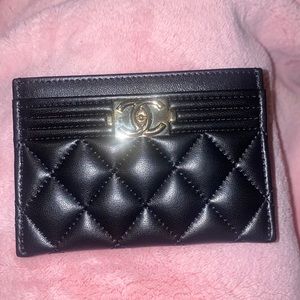 Chanel Boy Card Holder